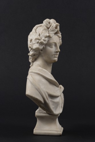 Sculpture Sculpture en Marbre - Buste d'Apollon en marbre - Vénétie, fin  du XVIIe début du XVIIIe siècle