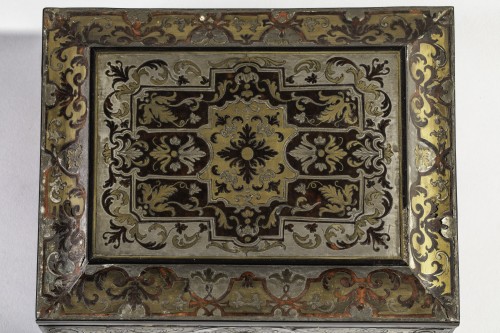 Coffret Boulle, France XVIIe siècle - Objet de décoration Style Louis XIV