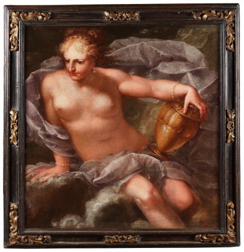 Pietro LIBERI (Padoue, 1614 – Venise, 1687) - Pandora, vers 1684 - Tableaux et dessins Style Louis XIV