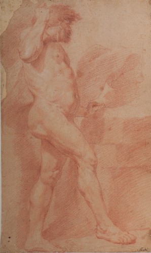 Andrea SACCHI et atelier (Nettuno, 1599 – Rome 1661) - Vulcain ou Cyclope. dessin