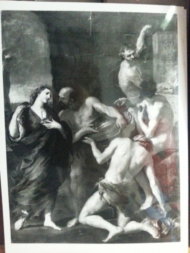 Tableaux et dessins Dessin, Aquarelle & Pastel - Andrea SACCHI et atelier (Nettuno, 1599 – Rome 1661) - Vulcain ou Cyclope. dessin