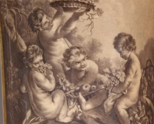 Paire de vases de la Manufacture de Houzel à Paris, Epoque Directoire 1795-1799 - 