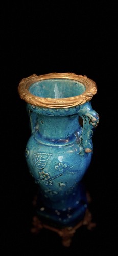 Paire de vases en céramique chinoise - Céramiques, Porcelaines Style 
