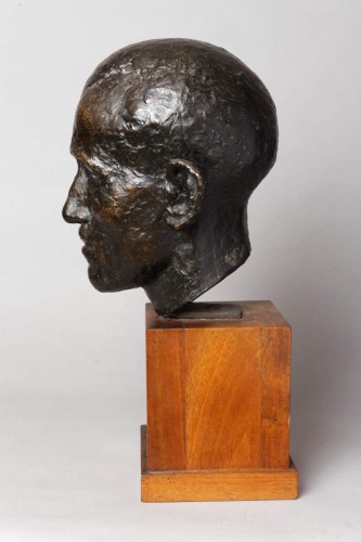 Portrait d'homme - Marcel GIMOND (1894-1961) - Sculpture Style Art Déco
