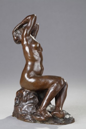 Le Désespoir - Aimé-jules Dalou (1838-1902) - Sculpture Style 