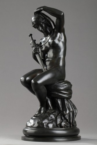 Minerve - Antoine-Louis BARYE (1796-1875) - Sculpture Style Napoléon III