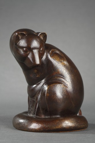 Genette - Gaston Le Bourgeois (1880-1956) - Sculpture Style Art Déco