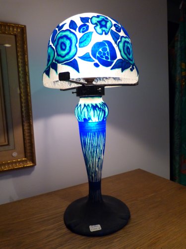 Luminaires Lampe - Lampe Muller Art déco Gravé à l'acide