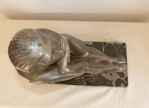 Maurice Guiraud-Rivière (1881 - 1947) -  La pensée - Sculpture Style Art Déco