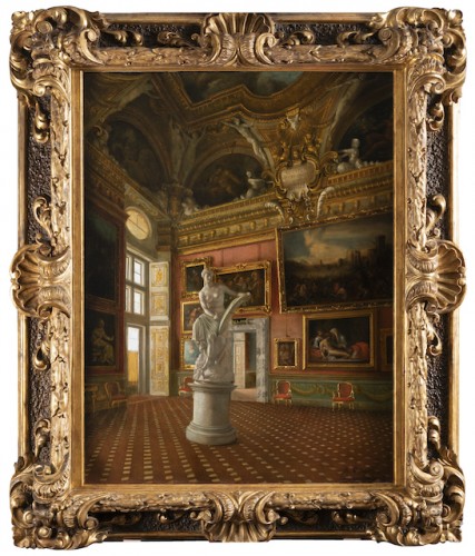 Santi Corsi - L'intérieure de la salle de Jupiter au palais Pitti