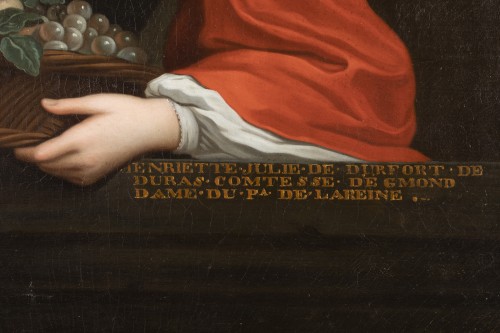 Tableaux et dessins  - Portrait de Henriette Julie de Dufort de Duras Comtesse D’egmont et de Braine
