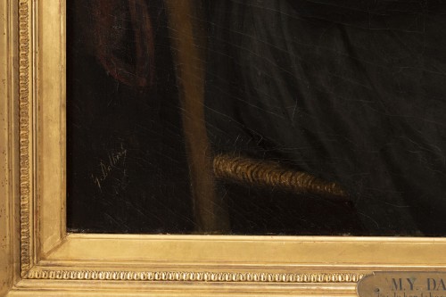 Portrait "J'ai du bon tabac dans ma tabatière" - Yolande de la Rochefoucauld (1849-1905 ) - Napoléon III
