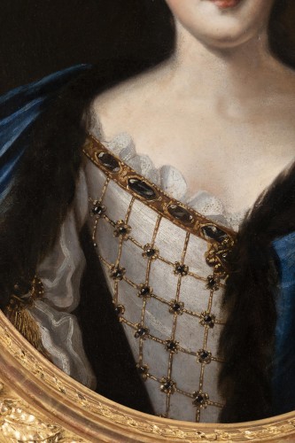 Portrait de Mme de Montalais attribué à Pierre Mignard (1612-1695) - Louis XIV