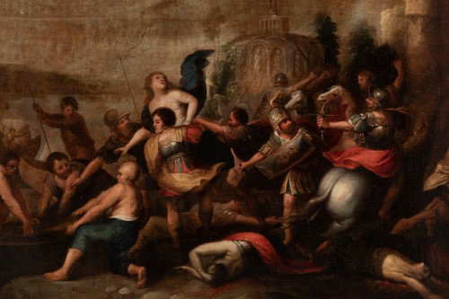 L’enlèvement d’Hélène, attribué à frans Francken II - Galerie William Diximus