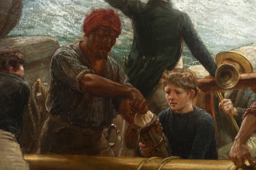 Marine - La bataille de Trafalgar - William Brassey Hole (1846 - 1917) - Galerie William Diximus