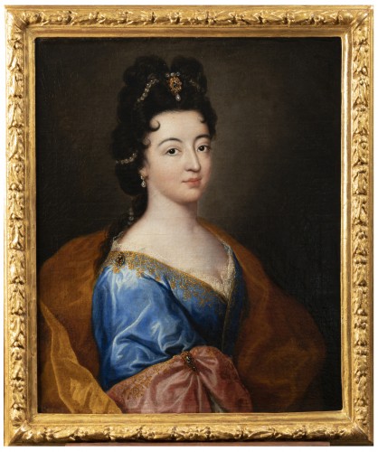 Portrait d'une élégante - Attribué à Alexis Simon Belle (1674-1734)