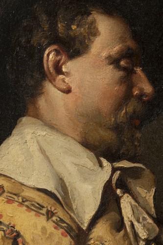 Ferdinand ROYBET - Portrait d'un mousquetaire à l'arquebuse - 