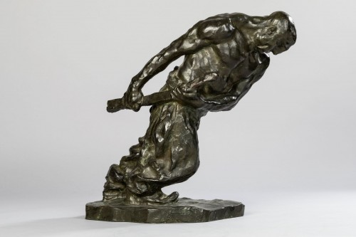 Sculpture Sculpture en Bronze - Bernhard HOETGER (1874-1949) - Le Haleur
