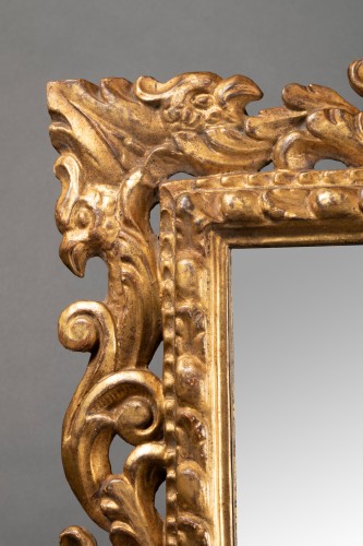  - Paire de miroirs italiens en bois sculpté - 19e siècle