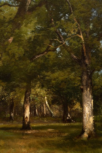 XIXe siècle - Léon Richet (1847-1907) - Sous bois