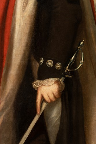  - Sir William Beechey R.A. (1753-1839) - Portrait en pied de Charles Marsham Comte de Romney