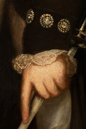 Antiquités - Sir William Beechey R.A. (1753-1839) - Portrait en pied de Charles Marsham Comte de Romney