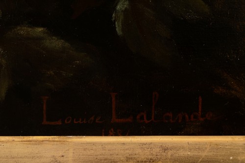 Louise Lalande (1834-1890) - Deux chiens à l'arrêt - Galerie William Diximus