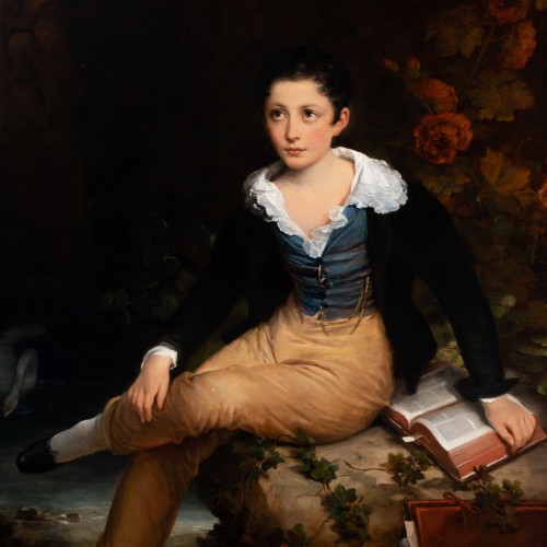 Hortense Haudebourt-Lescot (1784 -1845) - Portrait de son Fils 1832 - Galerie William Diximus