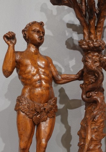 Sculpture ''Adam et Ève'' XVIe siècle – Allemagne du Sud - Renaissance