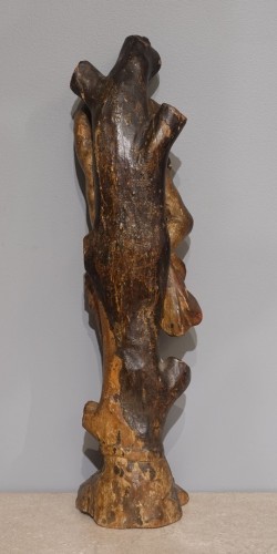 Saint Sébastien en bois polychrome du XVIIe siècle - Louis XIII