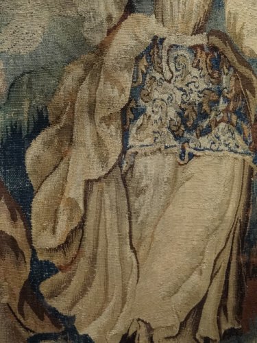 XVIIe siècle - Tapisserie d'Aubusson début XVIIe siècle représentant « L'Europe »