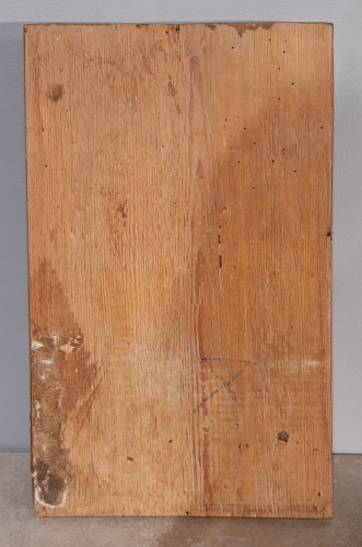 Panneau en bois doré et polychromé, Espagne XVIIe siècle - Gérardin et Cie