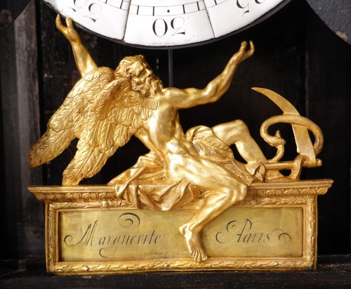 Antiquités - Pendule dite "Religieuse" Louis XIV, par l'horloger Mathieu Marguerite