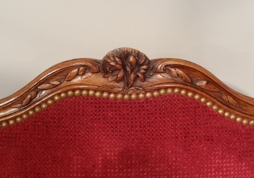 XVIIIe siècle - Paire de fauteuils Louis XV attribués à Nogaret