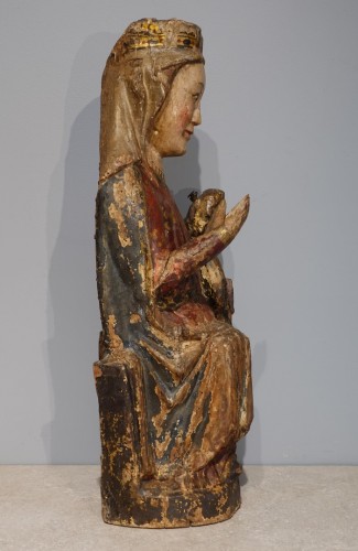 XIe au XVe siècle - Vierge à l'enfant en Majesté dite ''Sedes Sapientiae'' fin XIIIe