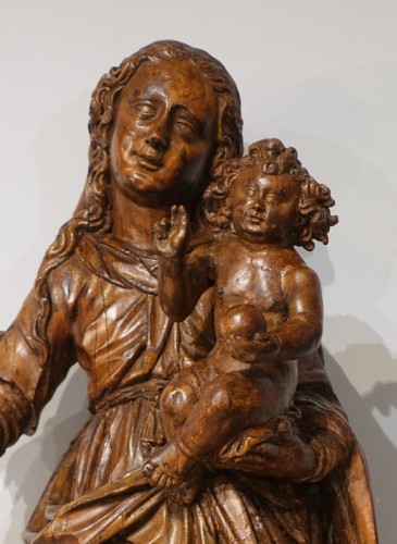 Vierge à l'Enfant d'époque XVIe - Renaissance