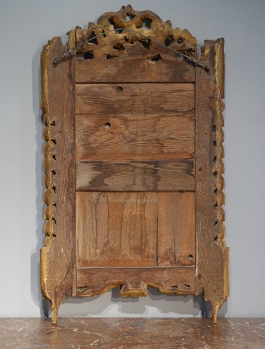 Miroir Louis XVI en bois doré - Gérardin et Cie