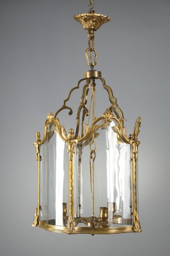 Luminaires Lustre - Lanterne en bronze doré fin du XIXe siècle
