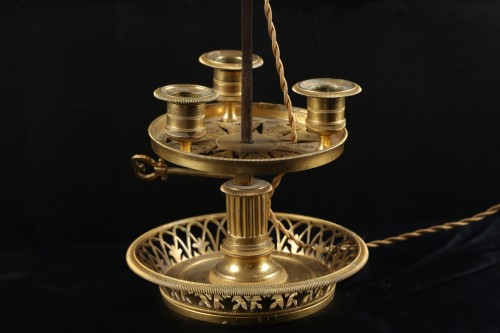 Lampe bouillotte Louis XVI - Luminaires Style Louis XVI