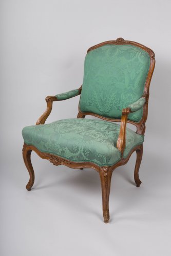 Paire de fauteuils d'époque Louis XV estampillés Blanchard - Sièges Style Louis XV