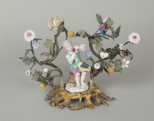 Porcelaine polychrome de Meissen - Galerie Gilles Linossier