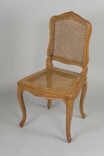 Suite de chaises cannées d'époque Louis XV  - Louis XV