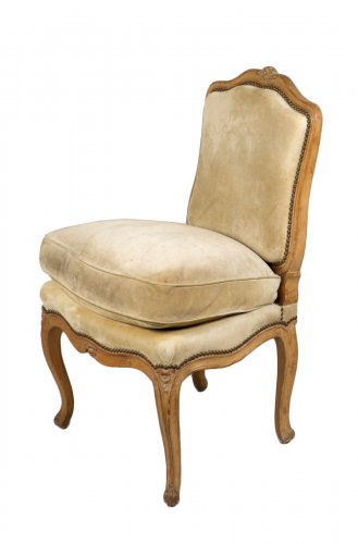Chaise chauffeuse d'époque Louis XV
