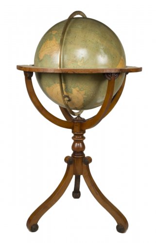 Globe de parquet fin XIXe siècle