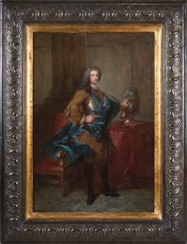 Louis-Michel Van Loo - Portrait d'un homme arborant l'ordre du Saint Esprit