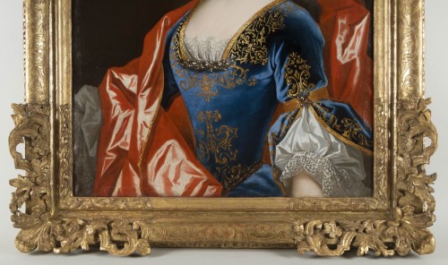 Antiquités - Atelier de Nicolas de Largillière - Portrait de Marie Dorothée du Saux