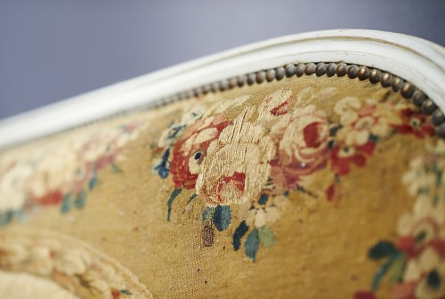 Sièges Canapé & Mobilier de Salon - Canapé d'époque Louis XVI en tapisserie d'Aubusson