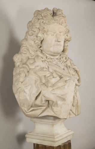 Buste présumé du Duc de Boufflers attribué à Antoine Coysevox - Sculpture Style 