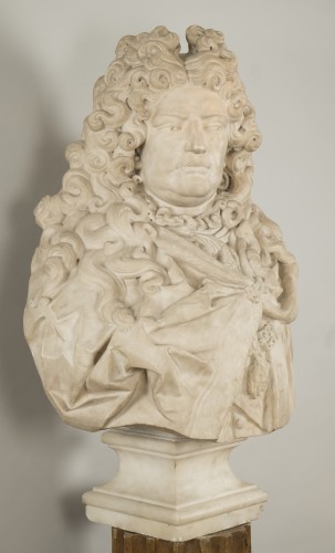 Buste présumé du Duc de Boufflers attribué à Antoine Coysevox - Galerie Gilles Linossier