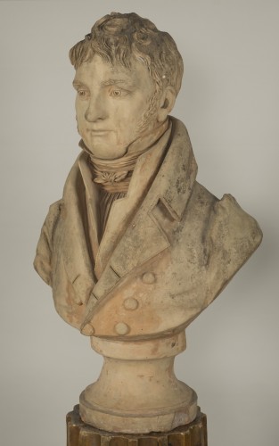Buste d'un aristocrate - Jean-Baptiste Cadet de Beaupré (1758-1823) - Sculpture Style 